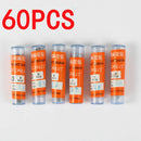 60pcs Micro Twist Drill Bits Steel Set Tool Shank Various Size 0.5-1.0mm
