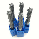 5PCS HRC45 4 Flute 8Mm Solid Carbide Endmill 60Mm Long Side Milling Slottin