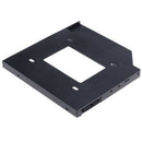 9.5mm universal SATA notebook disk bracket hard drive for CAD/DVD optical bay B+