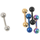 Colorful TITANIUM TRAGUS CARTILAGE Helix Ear Rings Stud Barbell Piercing Je