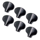 6pcs Tuning Peg Machine Heads Handles for Wooden Electric Folk Guitar Black