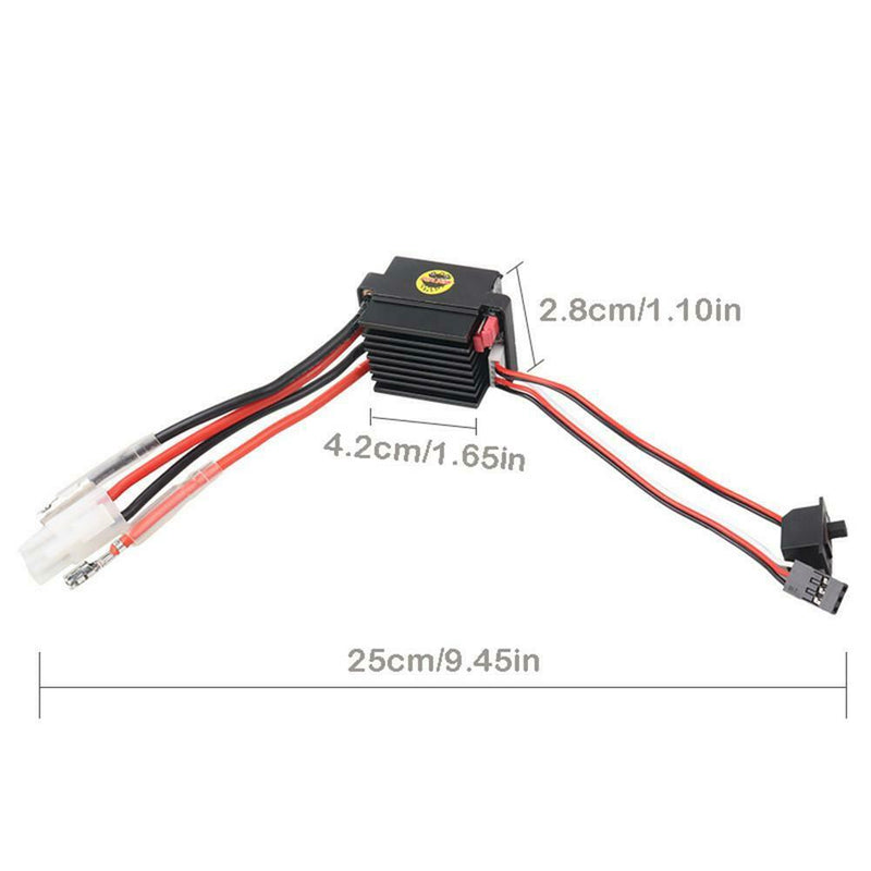 320A 6-12V Brushed ESC Electronic Speed Controller BEC for RC Car Boat AU