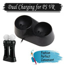 Dual Controller USB Charger Dock Station Stand for PS4 Playstation VR PSVR Move