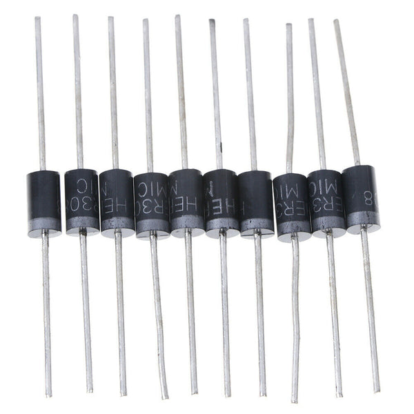 10 Pcs HER308 HER 308 rectifier ultra fast recovery diode 3A 1000V DO-273CXP