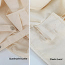 Pouch Cotton Blend Large Capacity Shopping Bag Double Handles Foldable Reusable
