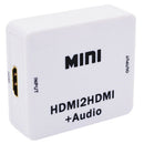 1080P Hdmi Extractor Splitter Hdmi Digital To Analog 3.5Mm Out Audio Hdmi2H