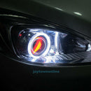 2Pcs 80mm Car LED Lights COB Angel Eyes Circle White Fog Driving Lamp
