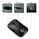 Wireless Ergonomic Mouse with 4 Adjustable DPI Levels, Computer USB Mouse with
