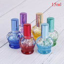 15Ml Colorful Glass Perfume Bottles Spray Refillable Atomizer Scent Bott M&
