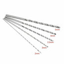 5PCS Extra Long High-speed Steel Drill Bit Sets Straight Shank Twist Drill Bi B1