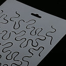 Translucent Plastic Quilting Template Pressure Line Template Patchwork Template