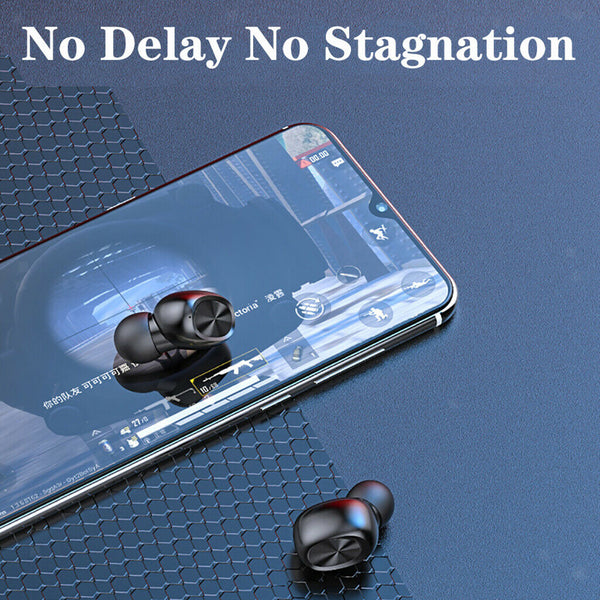 B5  Bluetooth 5.0 Headset Wireless Earphone Earbud Headphone W/Charging Case