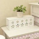 Cable Storage Box Socket Safety Tidy Organizer Wire Management Container White
