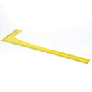 Drawing Sketching Right Angle Ruler 50cm Long Yellow Plastic Sewing Tool