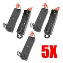 Black 5PCS Plastic Battery Case Holder Storage Box for 1 x 18650 Batteries 3.7V