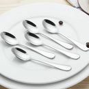 Stainless Steel Coffee Dessert Fruit Spoons Teaspoon Sundae Ice X7W5