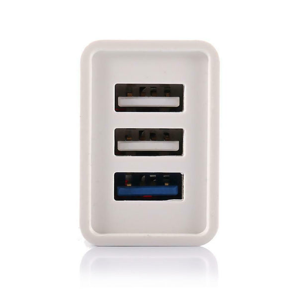 Universal 3 Ports USB Color Travel Charger US Plug 5V 2A Quick Charging Charger