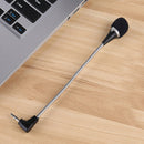 1pc 2019 3.5mm Flexible Mini Microphone Mic for Laptop Notebook PC Podcast Mic-