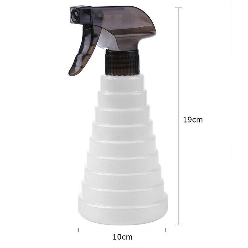 400ml Hair Spray Empty Bottle Mist Sprayer Salon Barber Gadgets (White)
