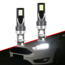 2X H3 60W 800LM COB LED Headlight Conversion Kit Bulbs 6000K Driving DRL Lamp