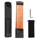 Portable Travel Acoustic Wooden Pocket Guitar Trainer Chord Practice Tool IRG