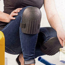 2X Soft Foam Knee Pads Protectors Cushion Sport Work Black Gardening L4F6 T J9T6