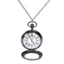 Large new quartz pocket watch Fashion trend Roman scale design magic glass  G9E4
