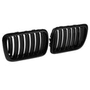 1Pair Car Matte Black Front Bumper Intake Double Slat Grille for Bmw E36 19