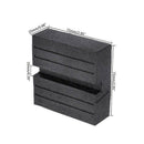 Universal Car Repair Square Slotted Frame Rail Floor Rubber Guard Jack Pad Y7D1