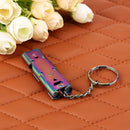 150db Pocket Stainless Steel Outdoor Double Tube High Decibel Survival Whistle
