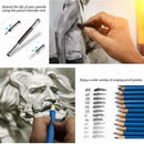 Sketch Drawing Pencil Set, 51 Sketch Color Pencil Painting Set, Professiona
