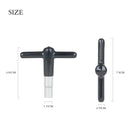 Steel Drum Tuning Key T-type Tuner Square Socket Hardware Tool Accessory black