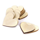 50pcs 30mm wood heart decorations for DIY decoration S4E5