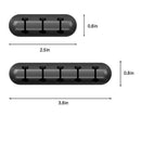 Cable Organizer Silicone Usb Cable Winder Flexible Cable Management Clips W J1O7