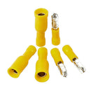 25pcs Female 25pcs Male Insulated Electric Connectors Crimp Bullet Terminal