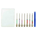 7Pcs DIY Embroidery Pen Knitting Sewing Crafts Tools Threader Punch Needles T2Q4