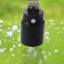 Black Plastic White Light Press Button USB LED Lamp Kit Sale Torch