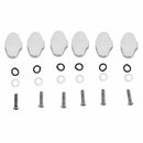 6 Pcs Chrome Metal Guitar Tuning Pegs keys Tuners Machine Heads replacement E7P3