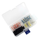 102pcs Solder Seal Wire Connectors+Heat Shrink Sleeves Wrap Tubes with Case