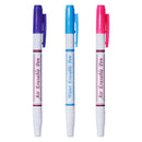 3pcs Sewing Cross Stitch Fabric Markers Water Erasable Pen Auto Vanishing Magic