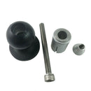 Motorcycle Bicycle Bracket Black Fork Base With 1 Inch Ball Head For Ram Mo