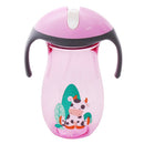 Baby Bottle Drinking Cups Mushroom Head Bottle Drinking Cup 330ml Pink
