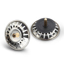Sink Plug Stainless Steel Basket Strainer Waste Drain Stopper Home_Kitchen