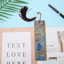 DIY Special Shaped Diamond Painting Leather Tassel Bookmark Creative Crafts