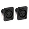 MagiDeal XLR Socket, 3-pin Plug And Socket For Housing Mounting Chassis