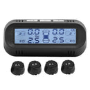 AN-10 Solar LCD Car TPMS Tire Tyre Pressure Monitoring System+4 External Sensors