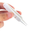 2Pcs Baby Plastic Safety Care Ear Nose Navel Cleaning Tweezers Safety Forceps