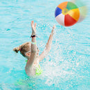 1Pc 22cm Baby Kids Beach Pool Play Ball Inflatable Children Rubber Soft  OZ