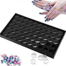 50 Girds Nail Art Powder Glitter Decoration Jewelry Storage Box Container P H8J7