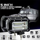 72W LED Light Work Bar Lamp Driving Fog Offroad SUV 4WD Car Boat Truck %x